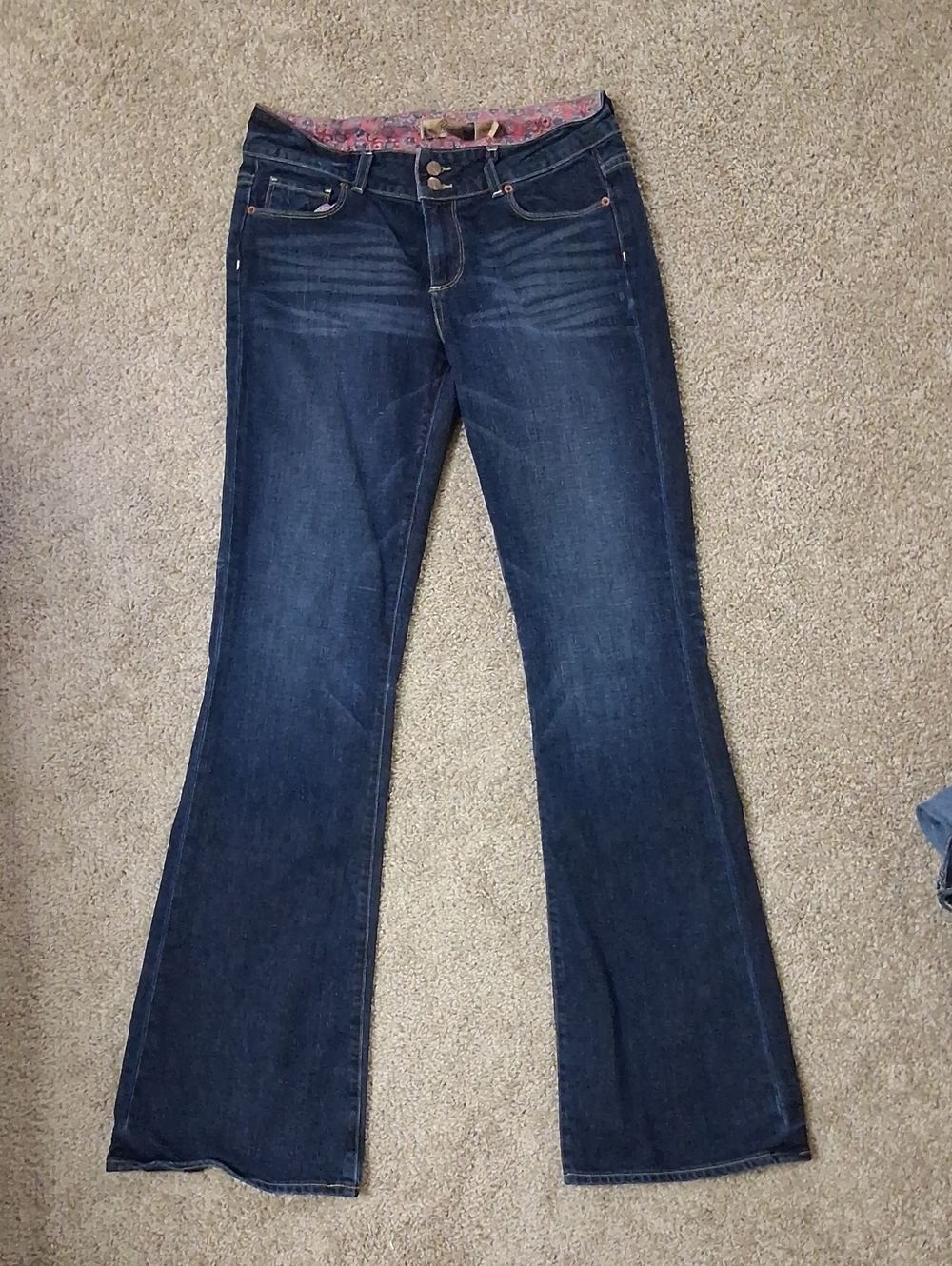 Women's PAIGE Dark Indigo Flare Jeans